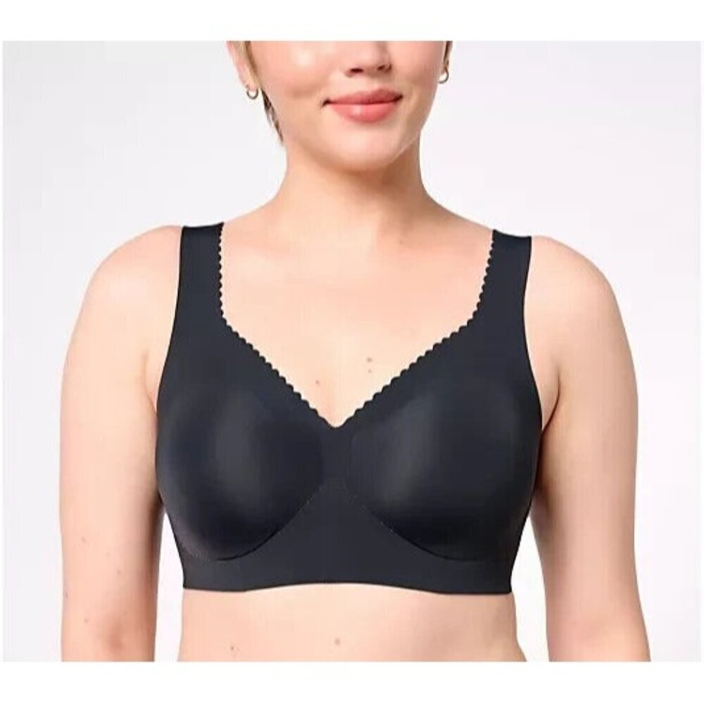 Seamless Black Bra